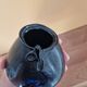 Robert Pierini (Born in 1950) - Matte black blown glass vase - 1985 - Biot