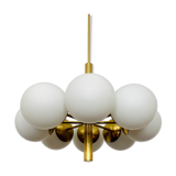 Brass Sputnik chandelier by Kaiser Leuchten