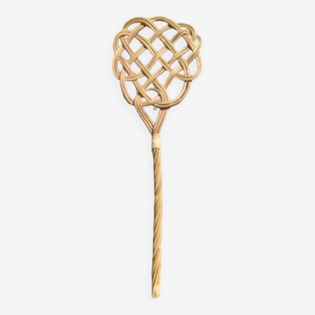 vintage wicker carpet swatter