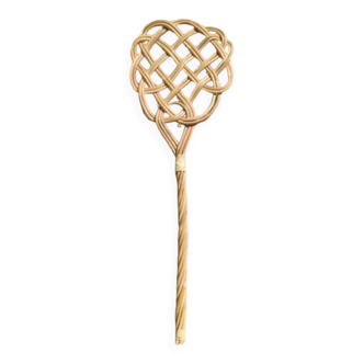 vintage wicker carpet swatter