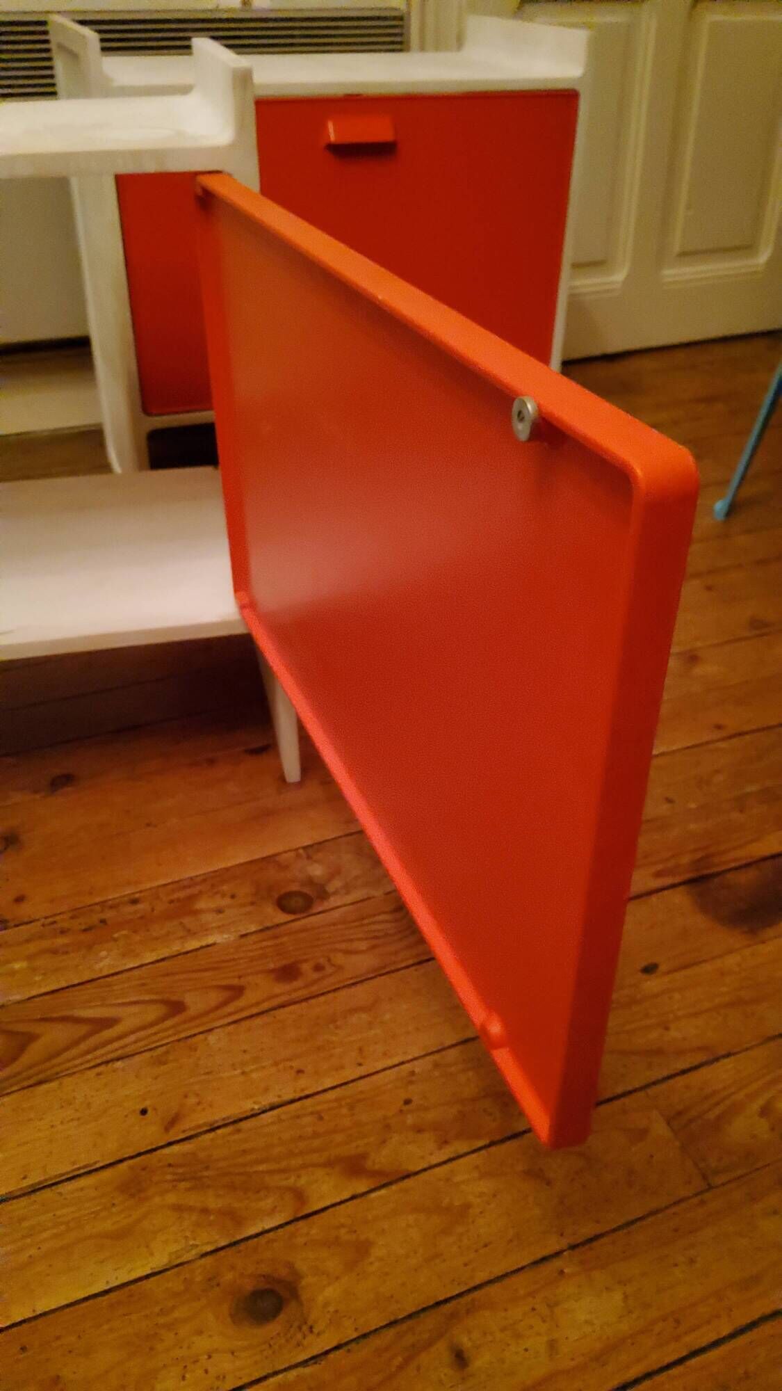 Set of 2 storage elements by E. Fermigier mobilier de France publisher 1970