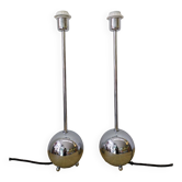 Pair of modernist lamp bases - 1980