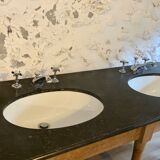 Meuble de salle de bains style flamand double vasque