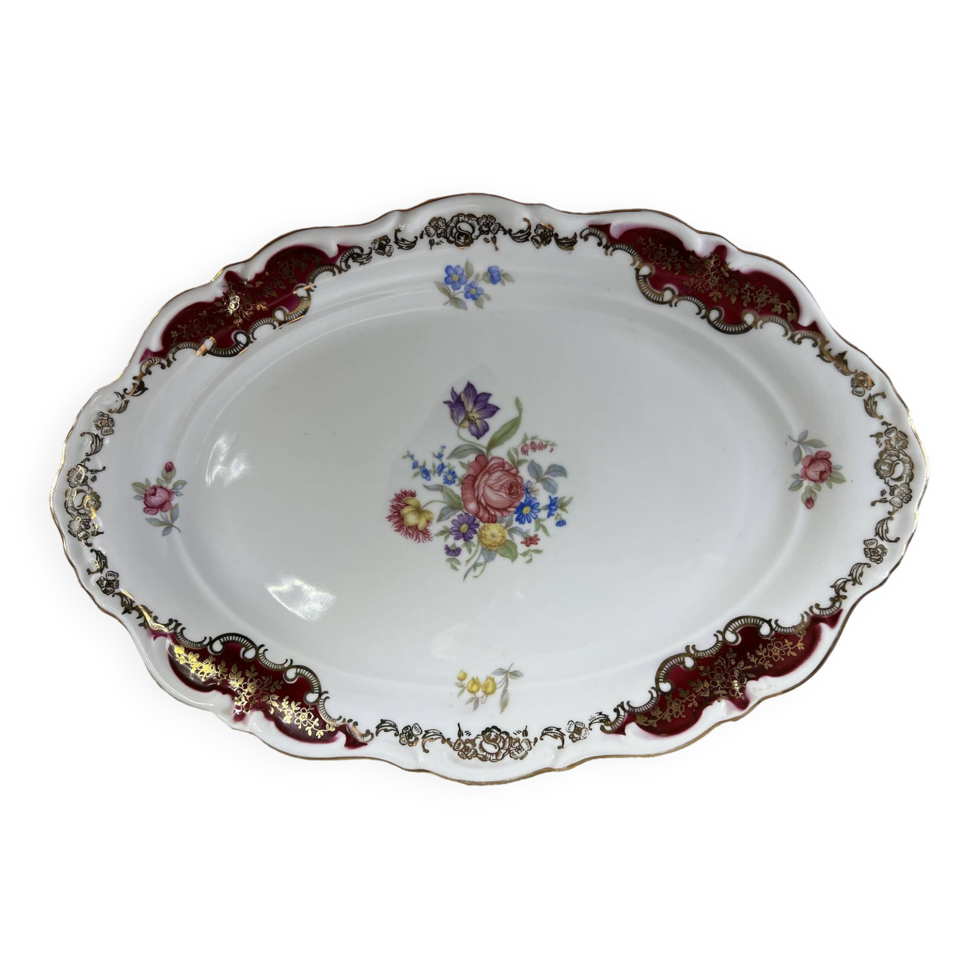 Bavaria porcelain oval serving dish