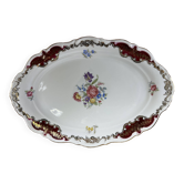 Plat de service ovale en porcelaine Bavaria