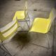 Chaises design jaune et chrome Chaise - Otto B&B Italia– vintage / déc