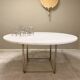 Table à manger danoise vintage par Poul Kjaerholm pour Fritz Hansen 'PK 54'