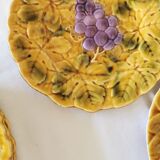 Set of 5 dessert plates in slip
