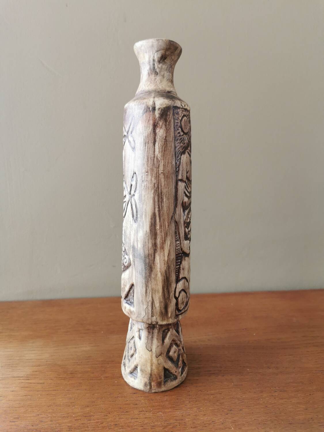 Vase soliflore vintage en céramique de San Marin