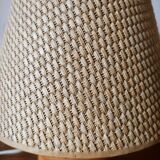 Bedside lamp in light wood