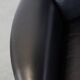 Fauteuil design en cuir noir de Giorgetti