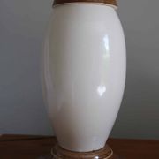 Lampe à poser en céramique craquelée, années 80