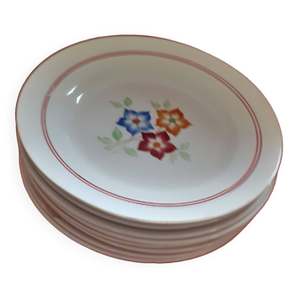 8 Moulin du Loup dessert plates. Model the Hive;