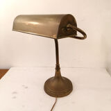 Banker office lamp, notary, piano, copper, 1940