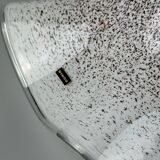 60s 70s Lamp Fixture Ceiling Lamp Flush Mount Doria Glass Space Age