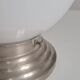 White opaline ball ceiling light