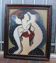 Mid-century modern expressionist oil painting nude from the 1960s.