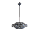 Lustre soucoupe en cristal par Kinkeldey, Autriche vers 1970