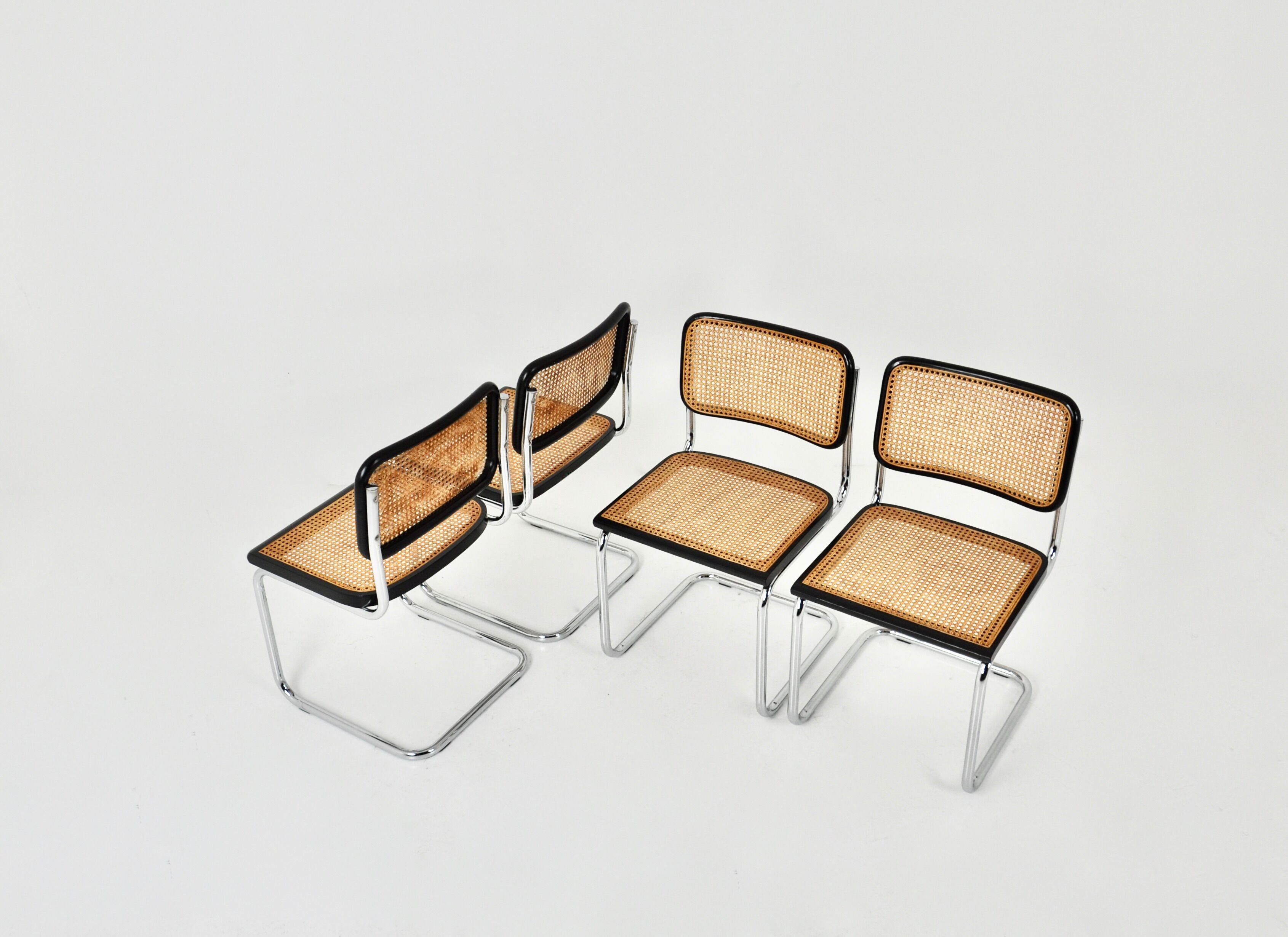 Dining chairs Style B32 by Marcel Breuer lot of 4