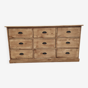 Professional furniture with nine solid wood drawers