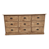Professional furniture with nine solid wood drawers