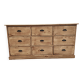 Professional furniture with nine solid wood drawers