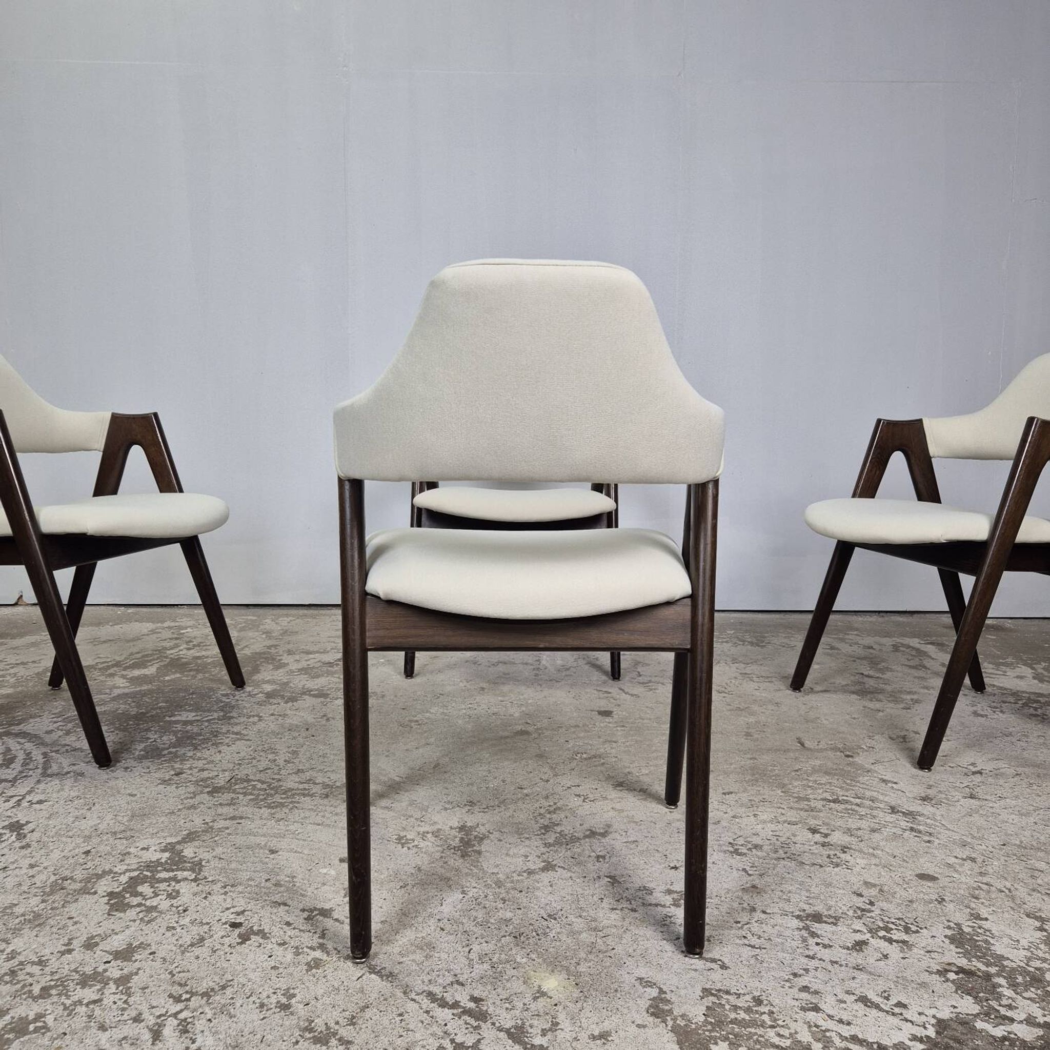 Danish vintage dining chair 'Compass Chair' by Kai Kristiansen