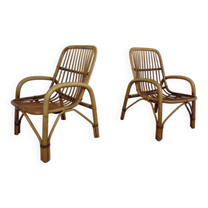 Set of Italian Bamboo - 1970s