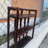 Rattan shelf
