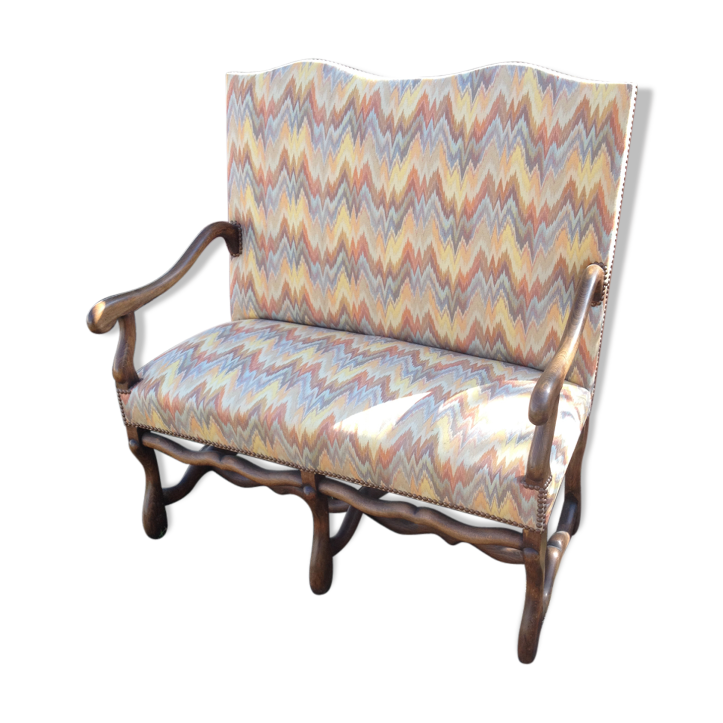 Banquette style Louis XIII
