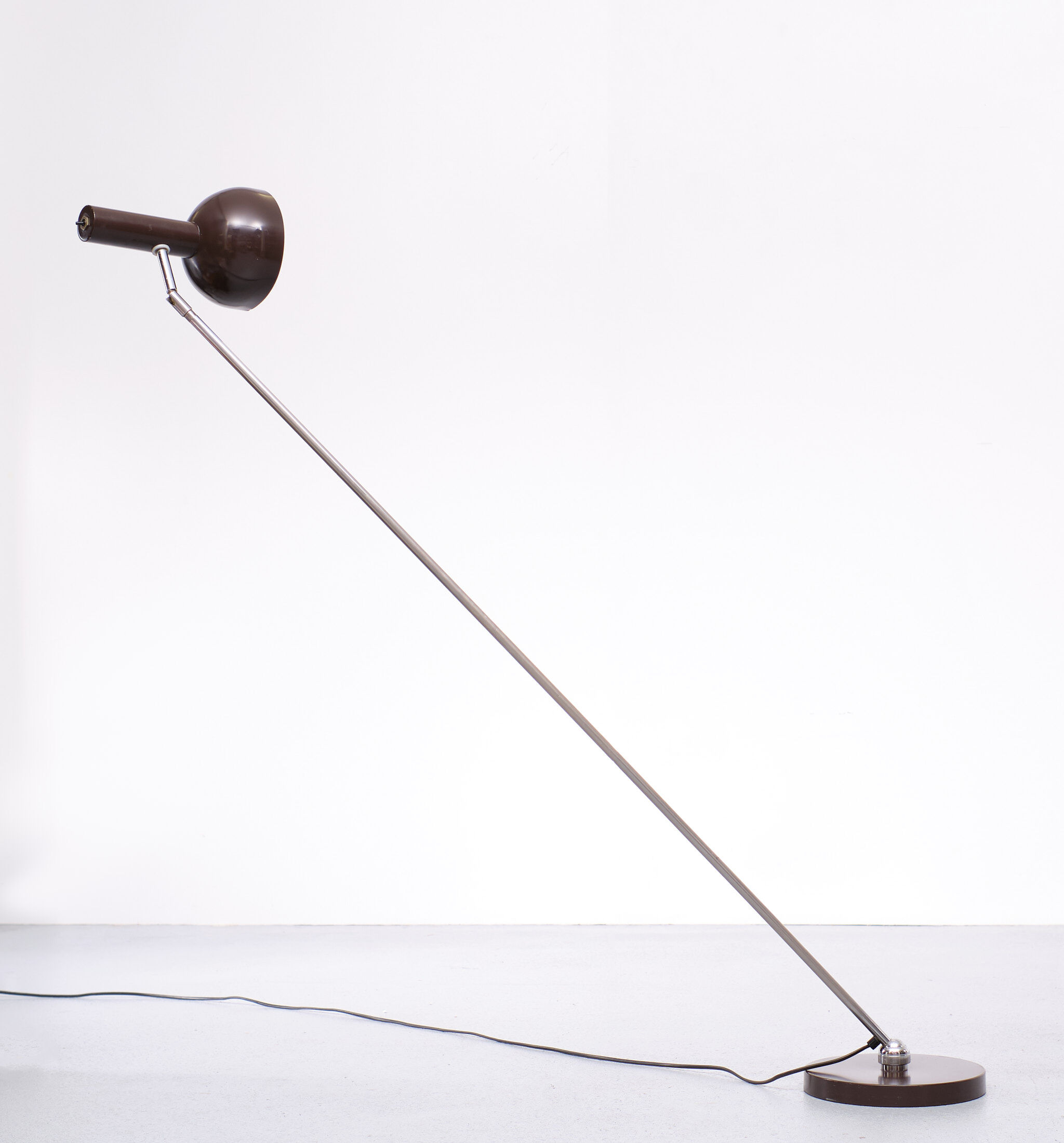 Hala Zeist Bal in Socket Floorlamp H Busquet Dutch, 1960s