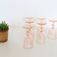Pink glass wine glass, Rosaline, from Arcoroc