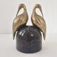 Pair of vintage 1970s heron bookends