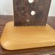 Vintage wood and metal lamp 47cm