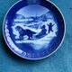 Wall plates Christmas Denmark Royal Copenhagen years 72-87