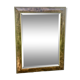 Grand miroir moulure doucine loupe d'orme, miroir biseauté
