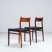 Arne Vodder model 418 dining chairs in rosewood Sibast Mobler Denmark 1960