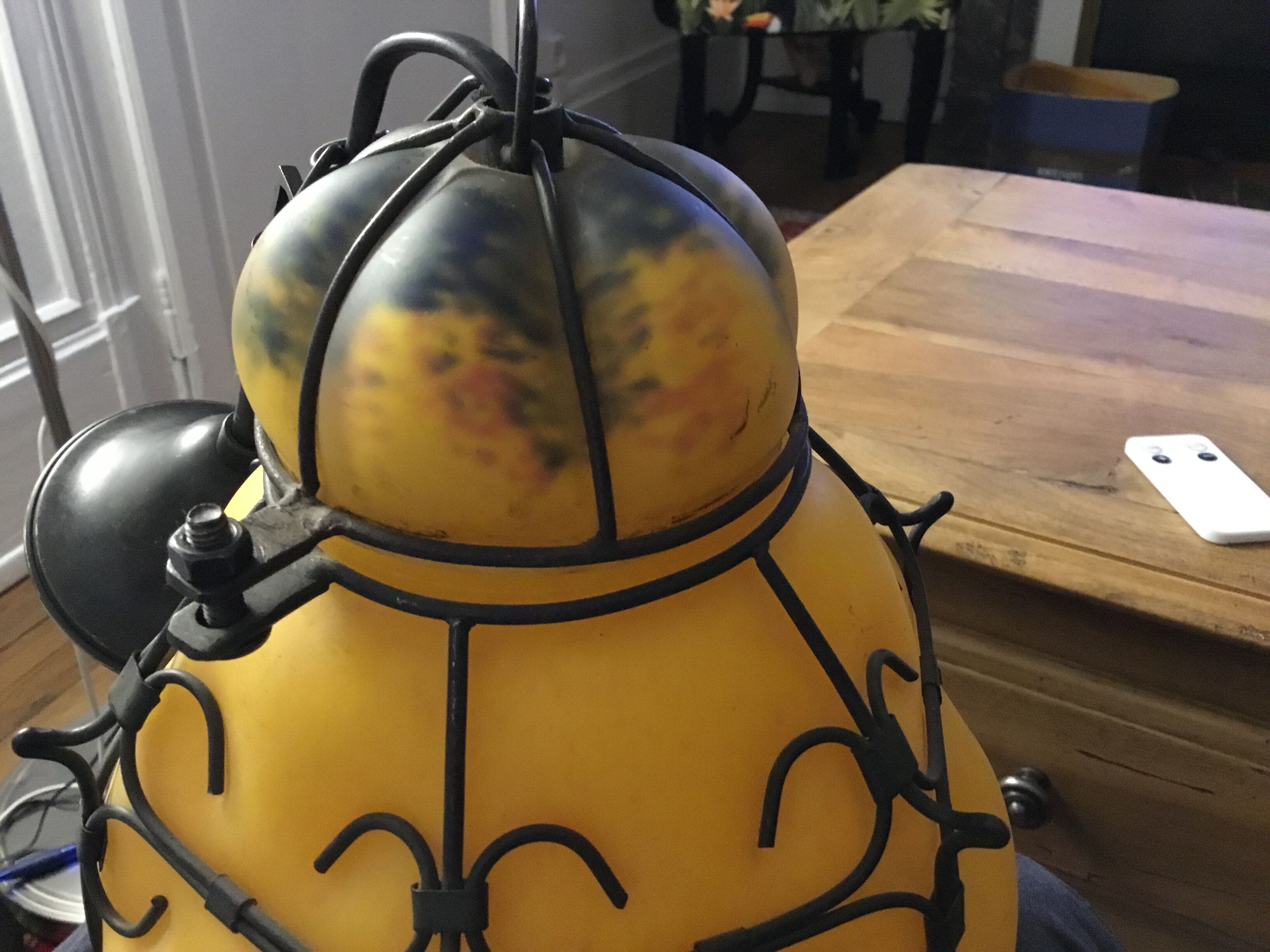 Venetian lantern in Murano glass