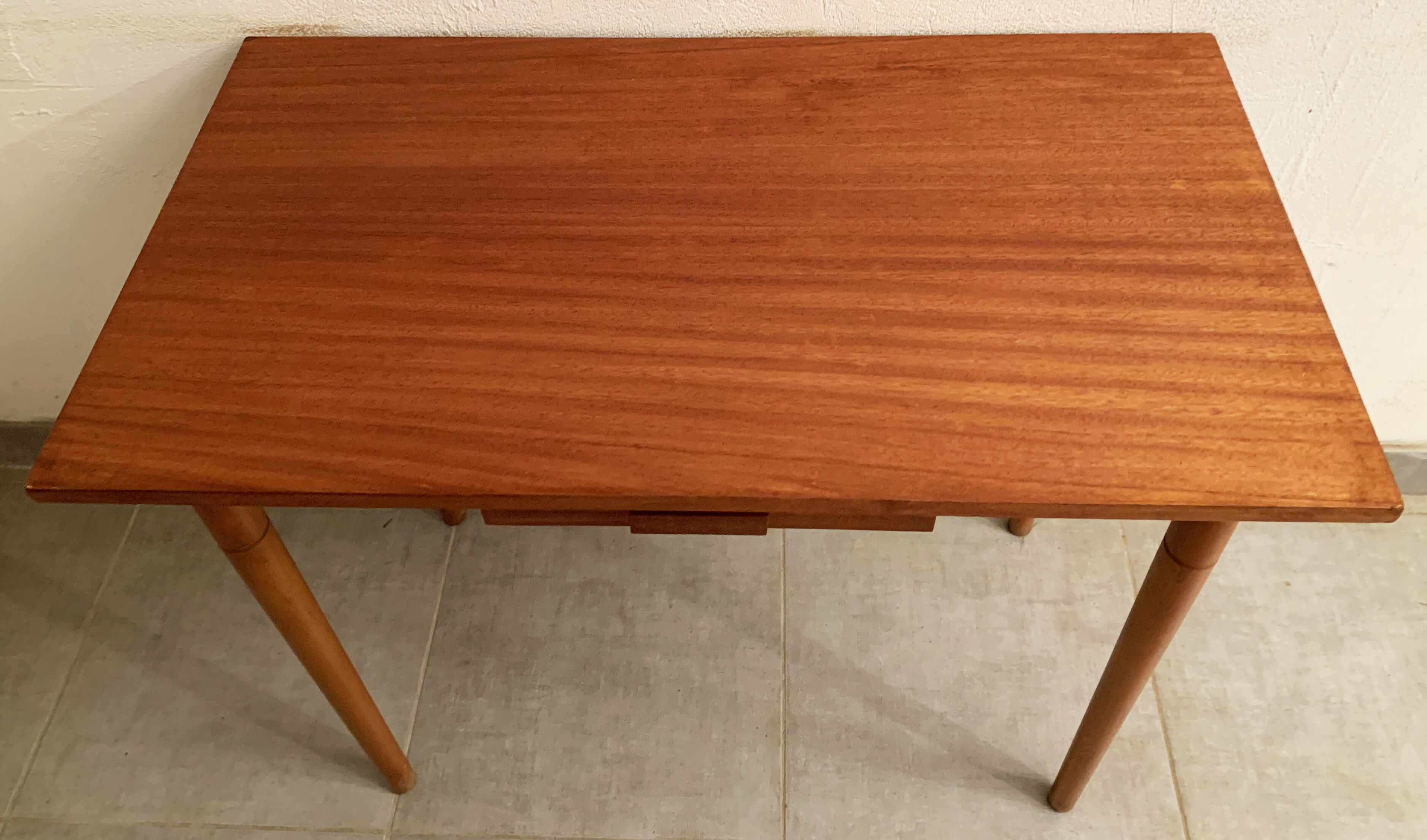 Vintage wooden desk from the 50s and 60s