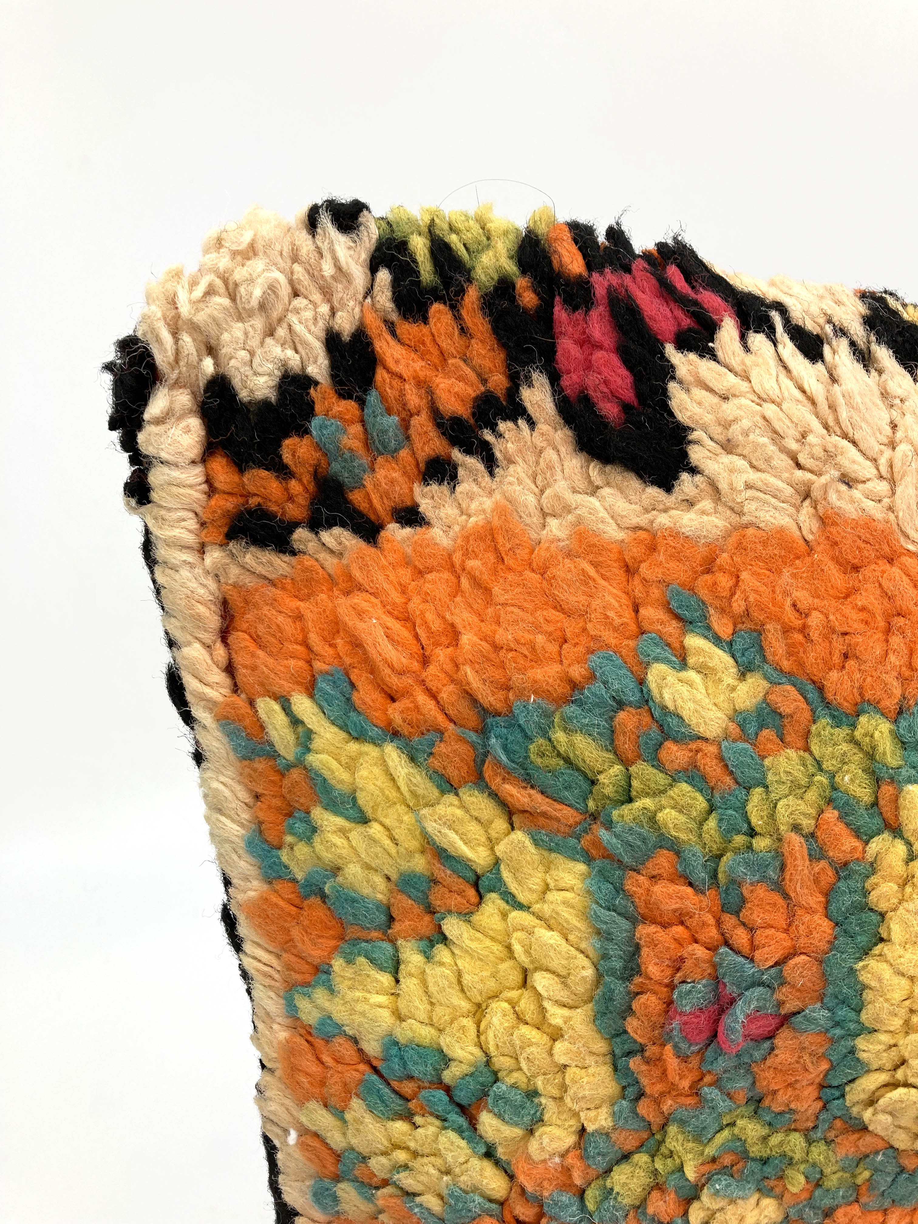 Housse de coussin berbère marocain vintage Boujaad 60x40cm