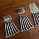30-piece stainless steel cutlery set - spiral shape, swirls