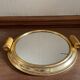 Plateau miroir laiton art déco