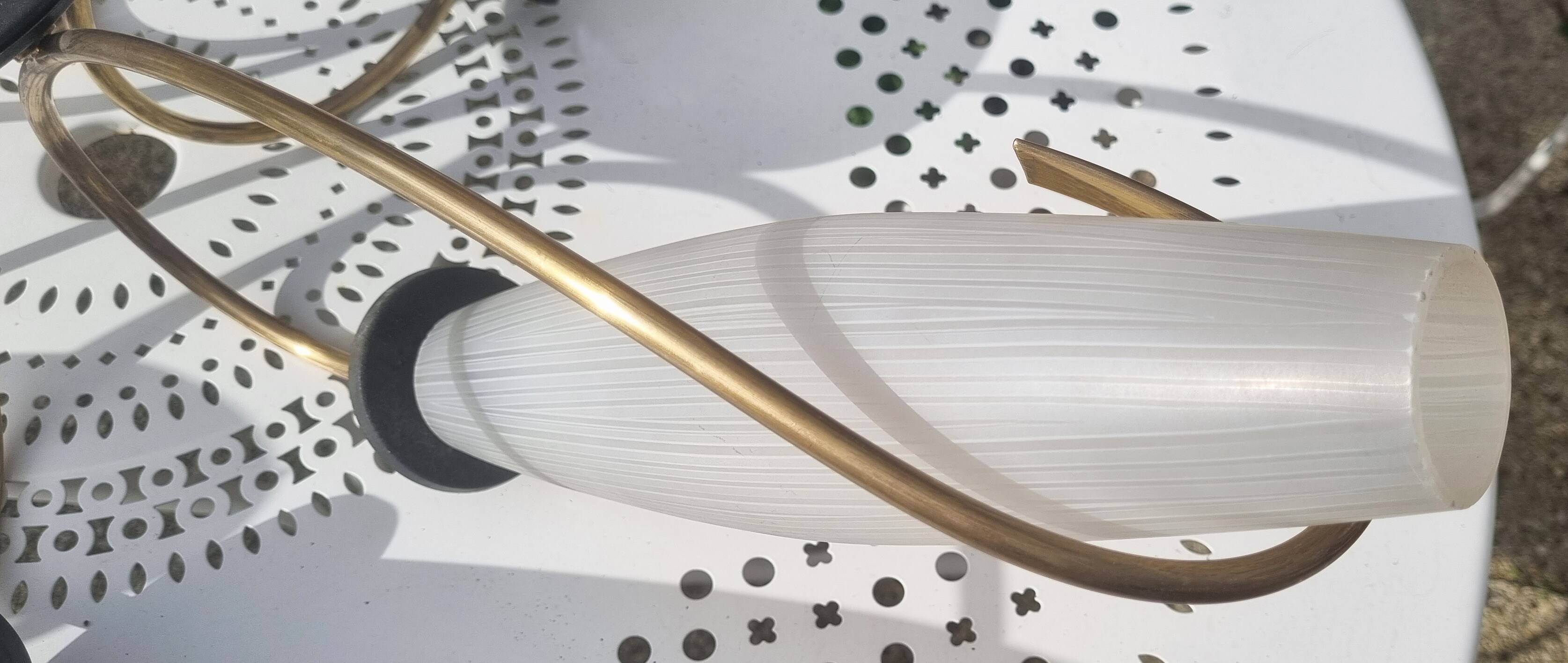 Lunel chandelier, Production Royal Lumières, vintage, 1950s