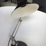 Adjustable black metal Aluminor desk lamp
