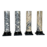 Set of 4 Marble Columns, Italy, 1980s