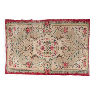 Tapis de sol vintage en laine turque