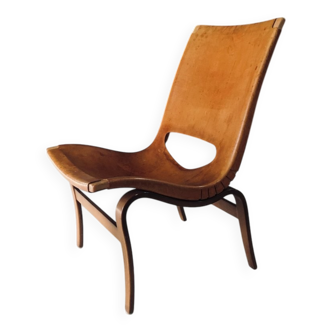 Scandinavian Eva Easy Chair by Bruno Mathsson, Sweden, 1960s