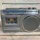 Old radio cassette recorder portable jvc rc - 250l