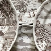 Swiss landscape Italy 25-piece dinner and soup plates