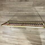 Coat rack with scoubidou shelf